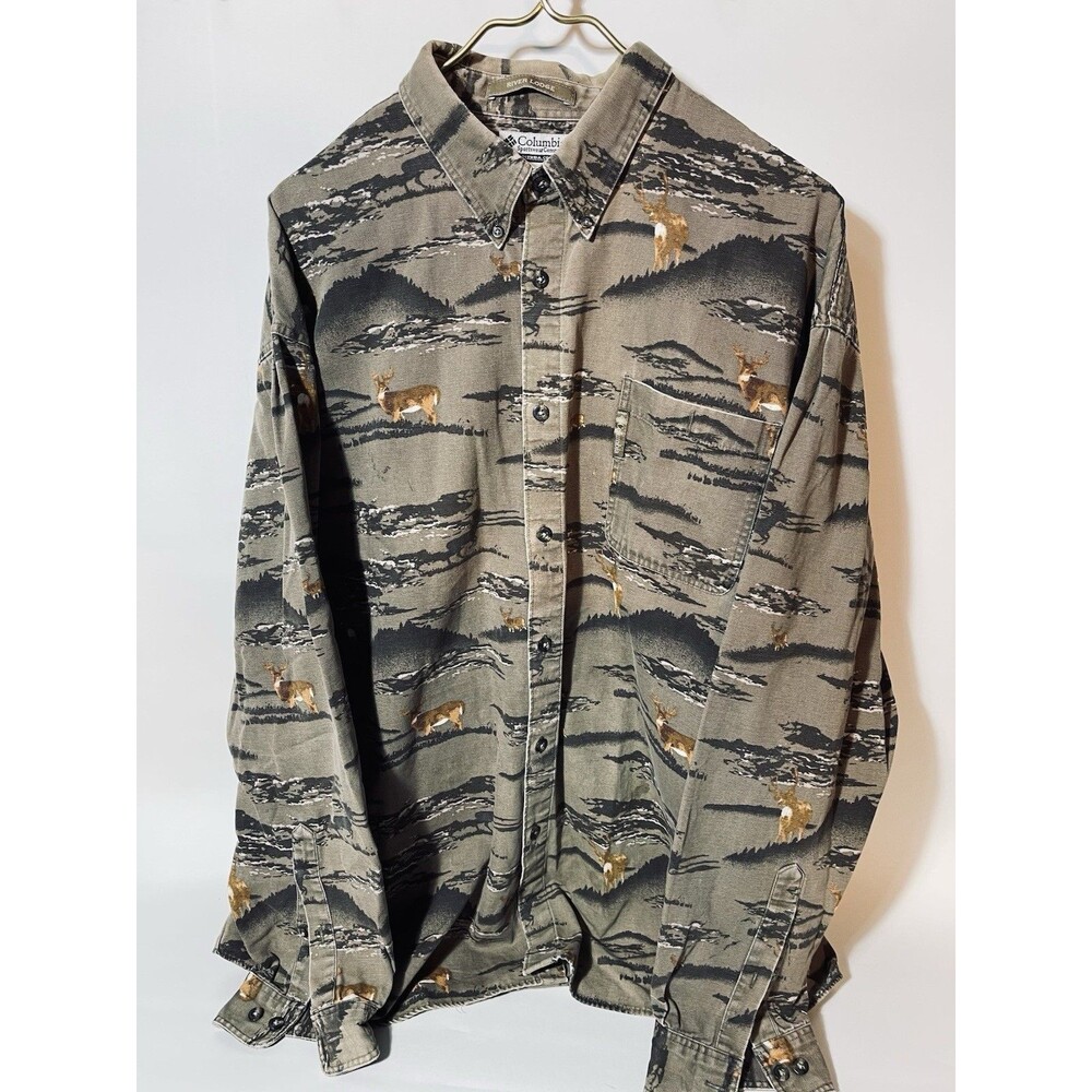 Columbia River Lodge Men’s Camo Jacket Sz XXL #0458